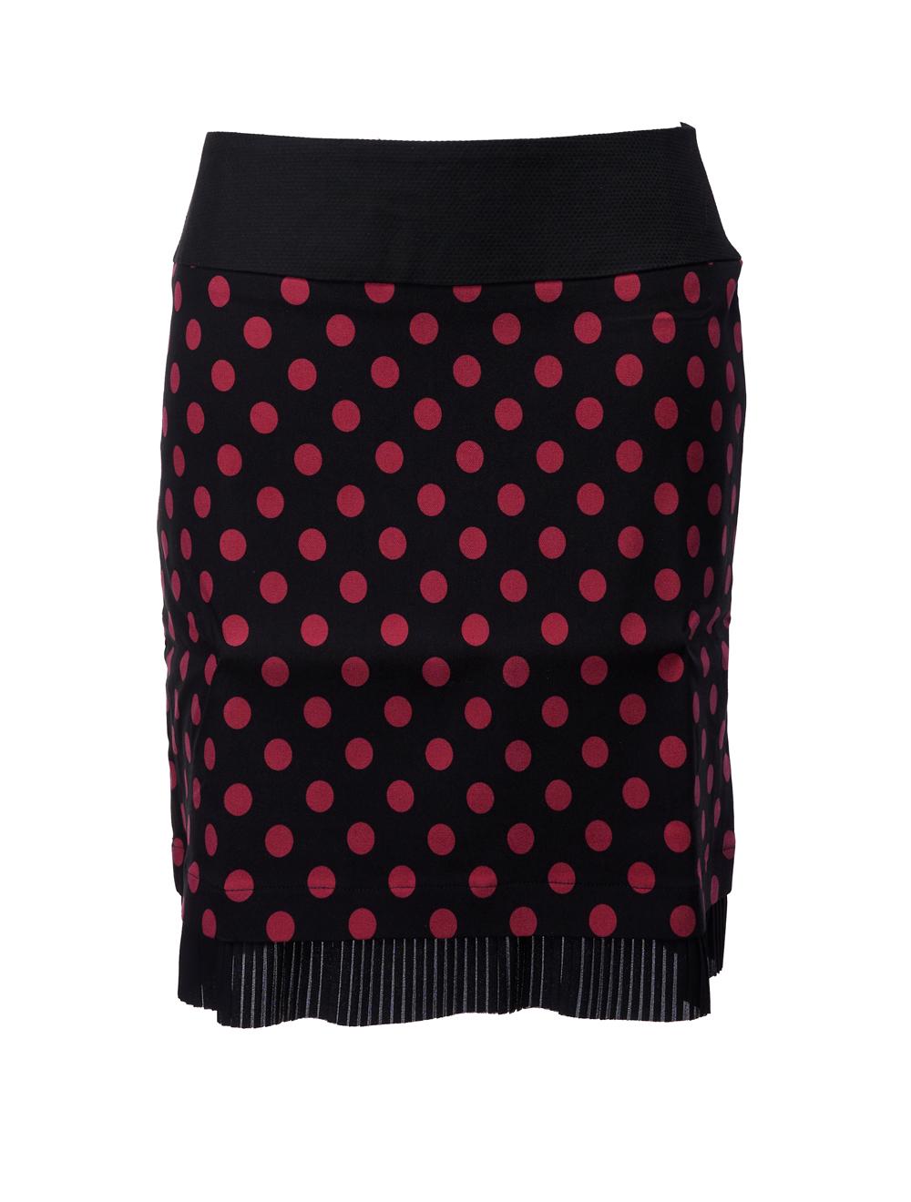 Jupe courte a pois outlet