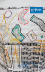 Printed white cotton jacket - Image 3