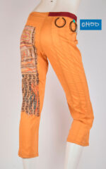 Orange printed pants - Image 2