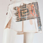 Gonna Mini con Stampa Artistica