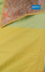 Gonna in cotone con cintura in pelle stampata - immagine 3