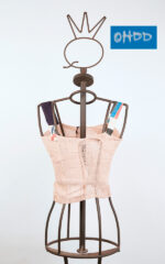 Top beige en maille de chanvre avec imprimé – Image 2