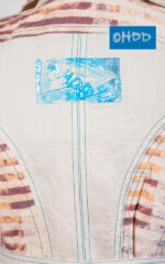 Printed white cotton jacket - Image 3