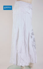 Jupe longue blanche avec imprimé – Image 2