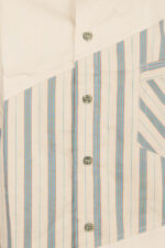 Chemise beige sans manches pour homme en coton extensible – Image 3