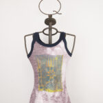 Canotta uomo in cotone elasticizzato con stampa tribale