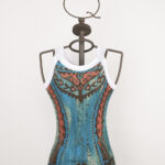 Canotta uomo in cotone a costine con stampa