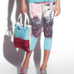 Jersey leggings with "Giraffe" print
