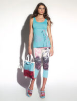 Leggings in jersey con stampa “Giraffe” - immagine 2