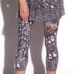 Leggings stampa “zebra”