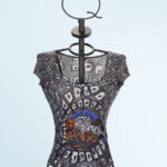 T-shirt con stampa savana