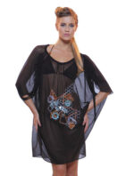 Embroidered Tulle Tunic / Short Dress