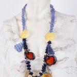 Collier en PVC à imprimé fruits