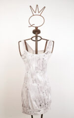 Vestido corto de punto elástico - Imagen 2