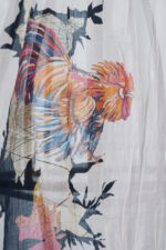 Tunica lunga in cotone stampato - immagine 4