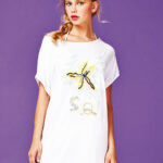 Tunica bianca con ricamo