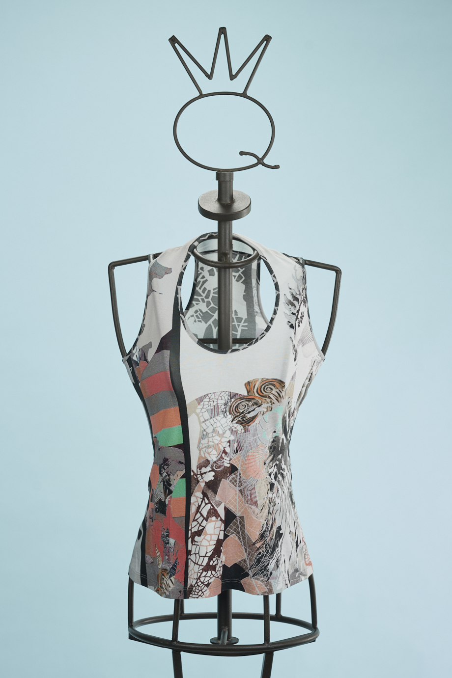 13SSNB628_a Top stampato - immagine 1