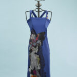 Vestito lungo stampato