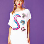 Tunica bianca con ricamo