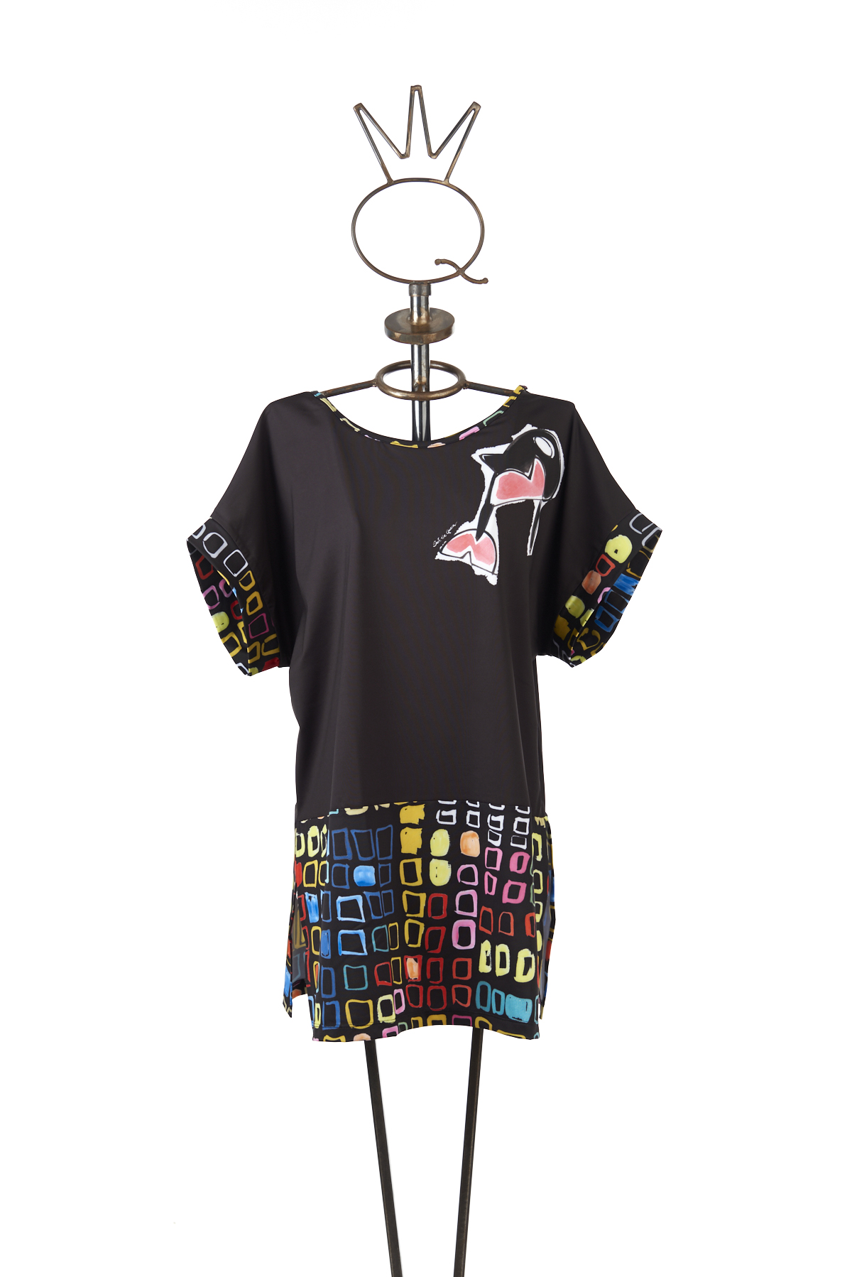 18SSNB661_02_a Patterned tunic - Image 1