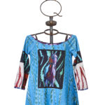 Doubleface T-shirt with dedicated horse print