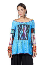 Doubleface T-shirt with dedicated horse print - Image 5