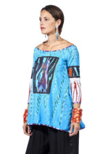 Doubleface T-shirt with dedicated horse print - Image 7