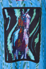 Doubleface T-shirt with dedicated horse print - Image 4