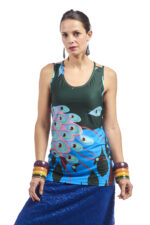 Top 'Afropavo' imprimé paon – Image 7