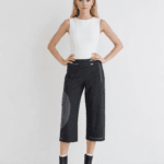 Ohdd black stretch-fabric trousers