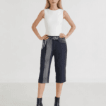Pantalone gessato blu Ohdd
