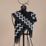 Foulard nero e bianco