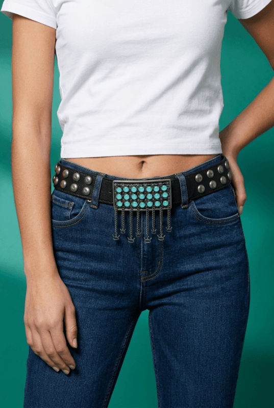 Cintura Texana in vera  pelle