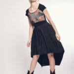 Vestito asimmetrico da sera