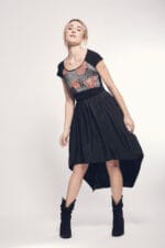 Vestito asimmetrico da sera